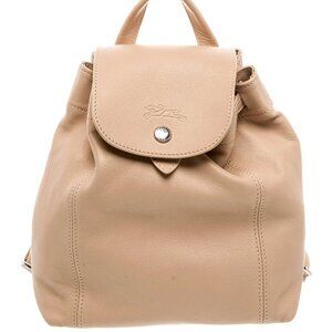 Longchamp Leather le pliage sac a dos backpack